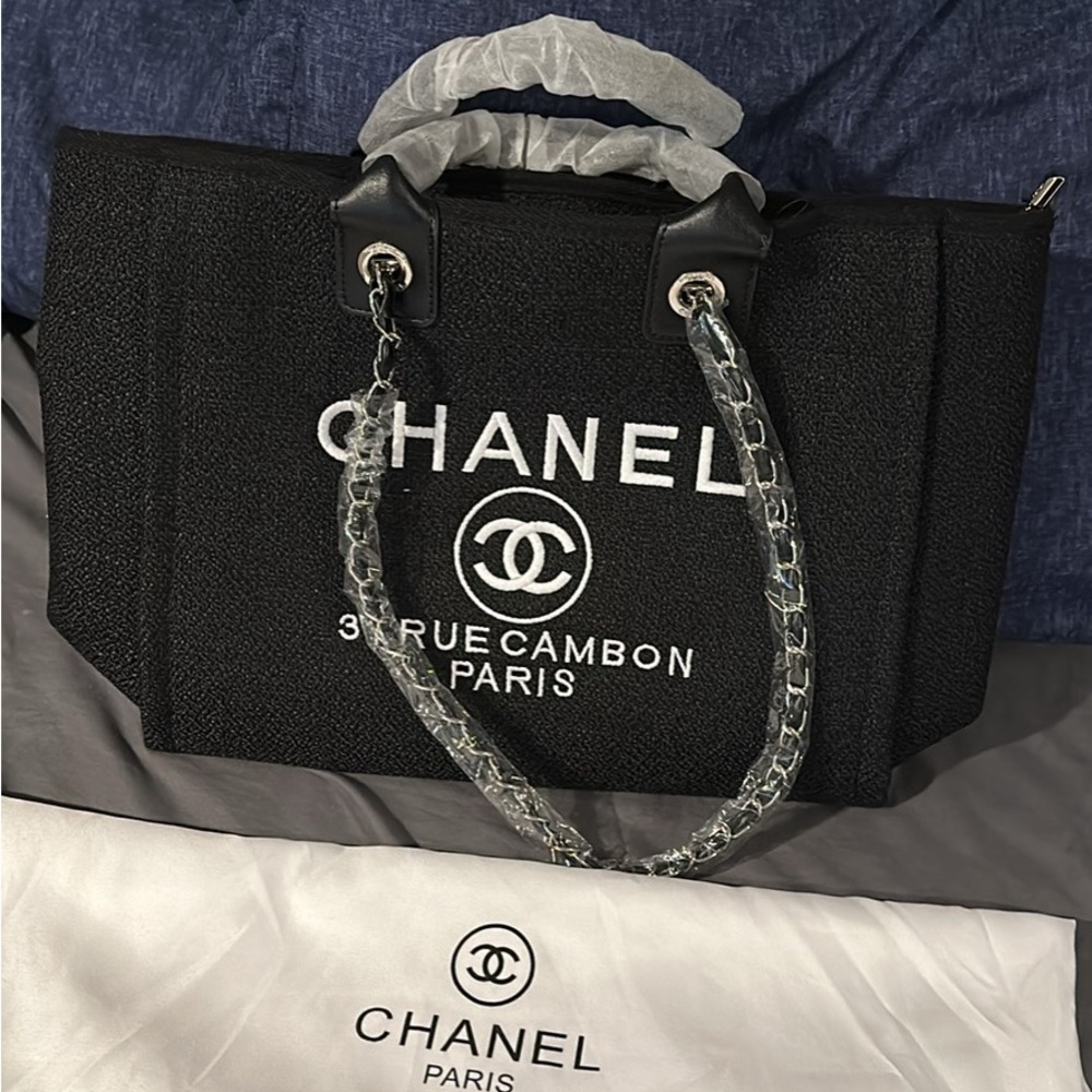Large Black Tote Bag